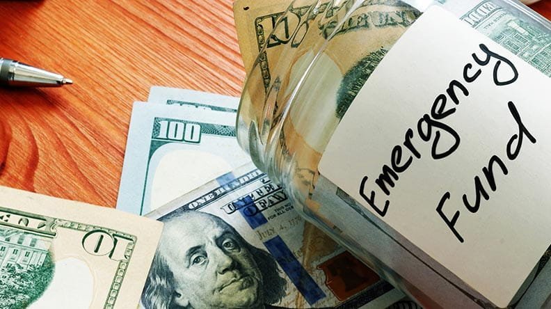 money in a jar